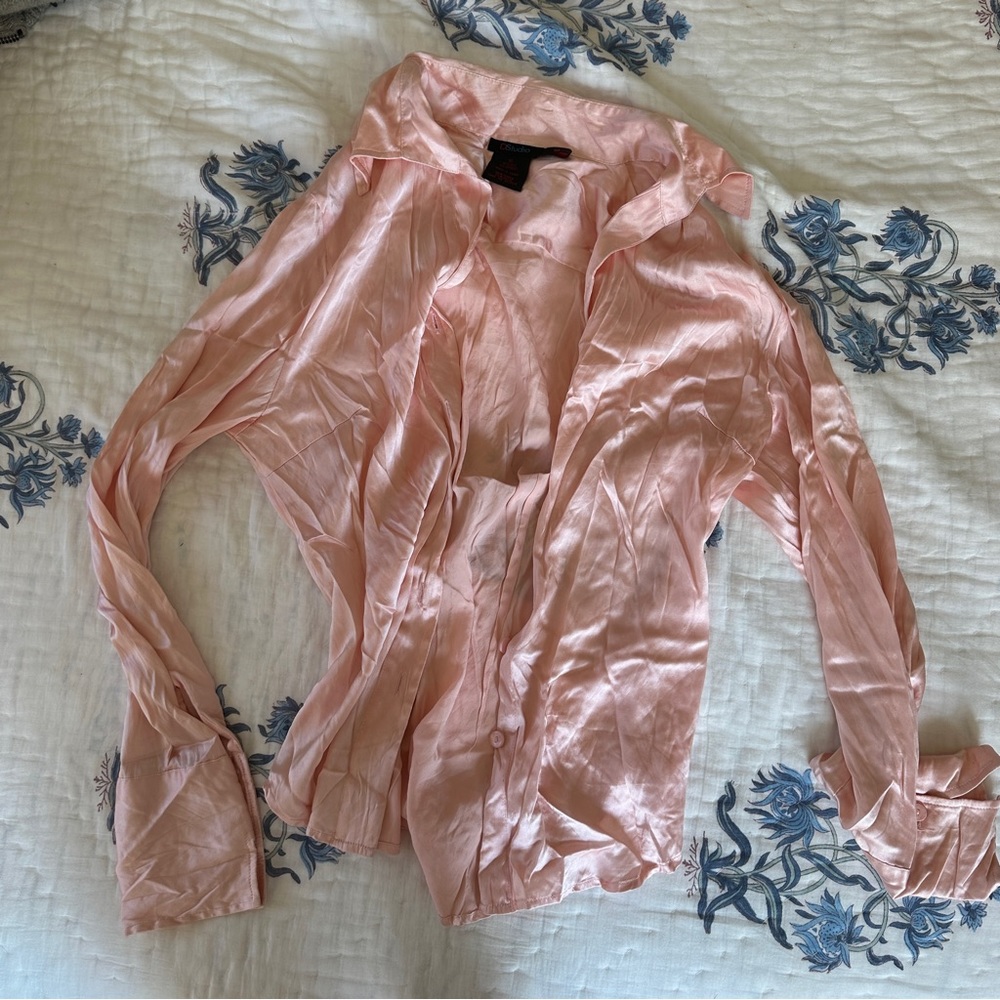 Silk Button Up - image 6